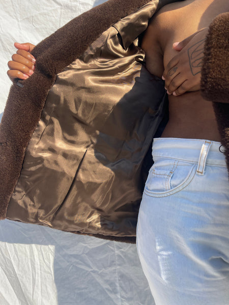 Genuine Llama Fur Jacket (S)