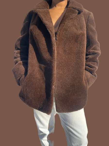 Genuine Llama Fur Jacket (S)