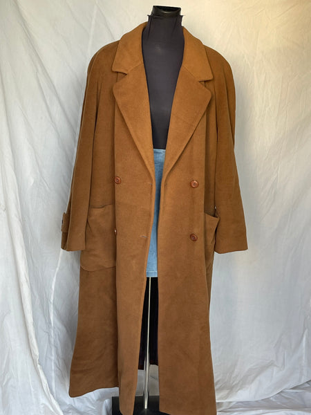 Camel DB Maxi Coat (40)