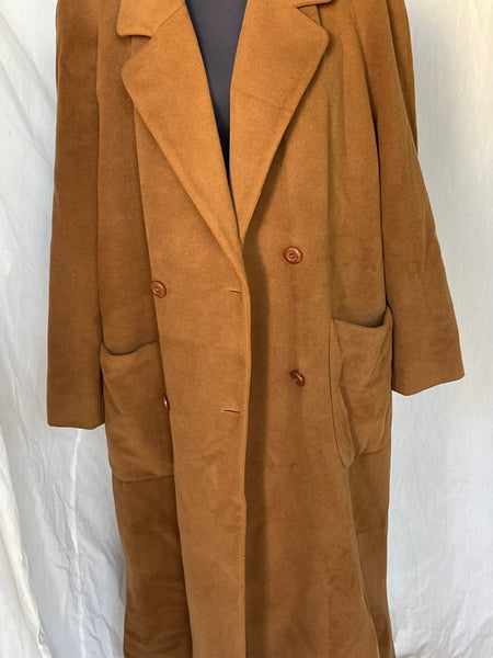 Camel DB Maxi Coat (40)