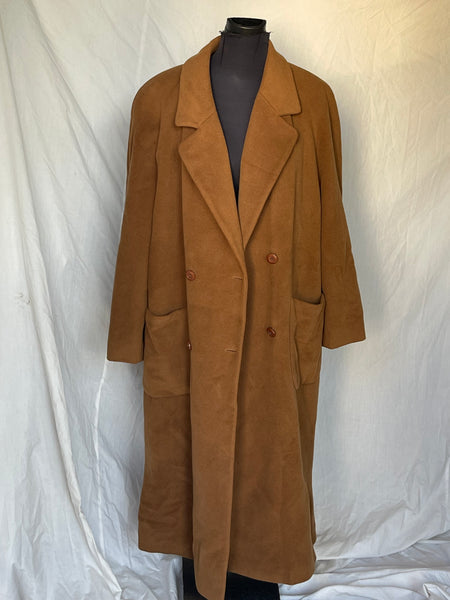 Camel DB Maxi Coat (40)