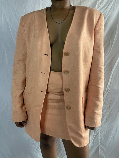 Peach Vintage Skirt Suit (32)